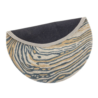 Tapis en laine brun Tiger 120cm