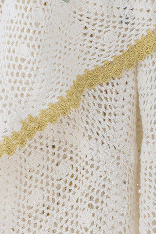 Plaid katoen naturel Rovigo 125x150cm