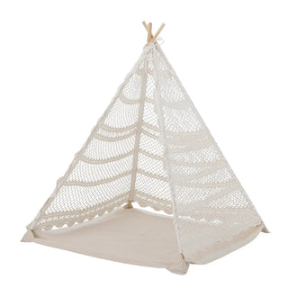 Herle Kinder-Tipi Baumwolle beige 100cm