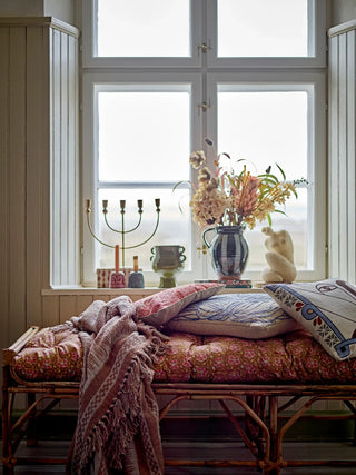 Plaid katoen bruin Marmi 130x160cm