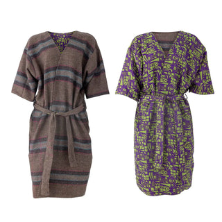 Kimono geüpcycled grijs Rieti