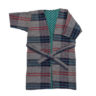 Kimono geüpcycled grijs Rieti