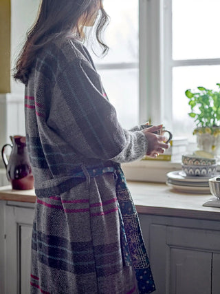 Kimono geüpcycled grijs Rieti