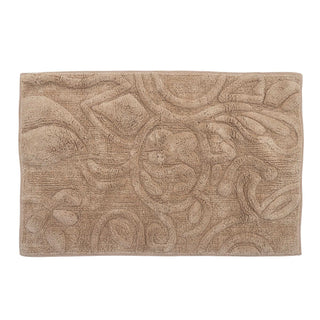 Bath mat cotton brown Sestu 50x75cm
