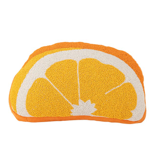 Kussen katoen geel Navelina 38cm