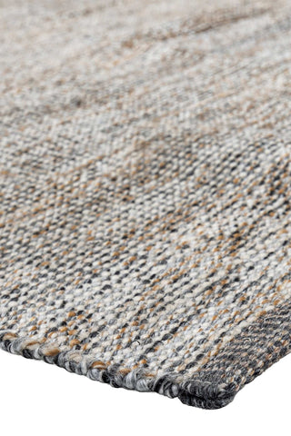 Alfombra de poliéster gris Peretti