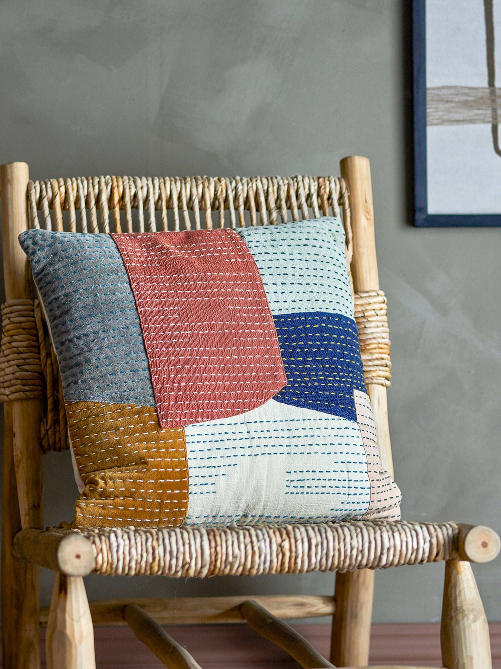 Kussen katoen oranje Montanaro 50x50xcm