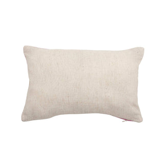 Coussin coton rose Elder 22x35cm