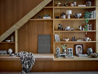 Plaid katoen zwart Salobre 130x160cm