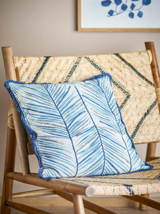 Kussen katoen blauw Laval 50x50cm