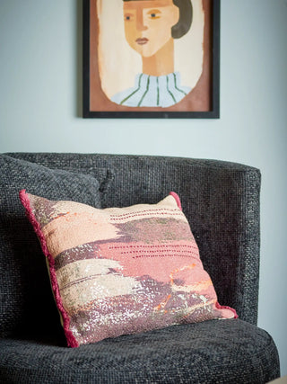 Kussen katoen bruin Bri 35x50cm