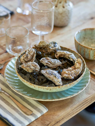 Schaal aardewerk naturel Fleur 14cm