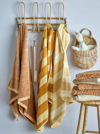 Brown cotton bath towel Kahla 70x140cm