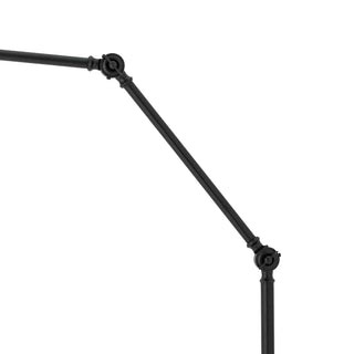 Lampadaire métal noir Barca 165cm