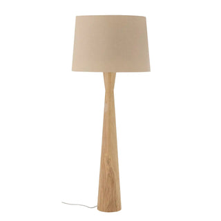 Vloerlamp rubberwood naturel Leonor 130cm