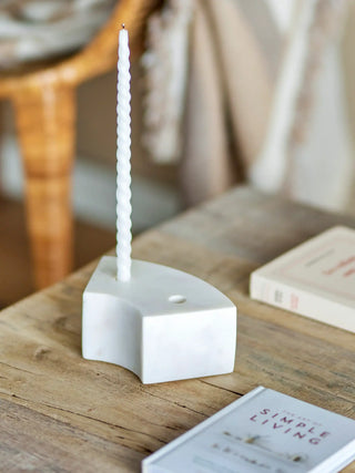 Kerzenhalter Marmor weiß Florida