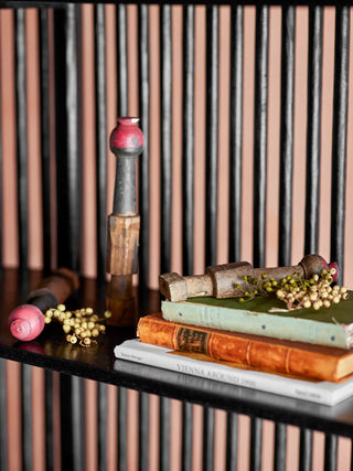 Decoratieobject gerecycled hout bruin Barac