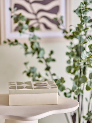 Gray resin storage box Kabela 15x22cm