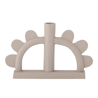 Candelabro in alluminio naturale Kanza