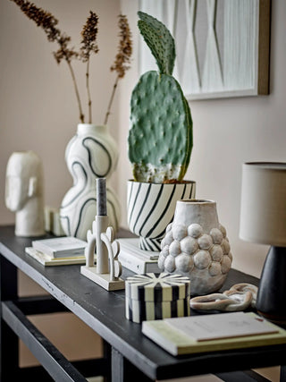 Candelabro in alluminio naturale Kanza