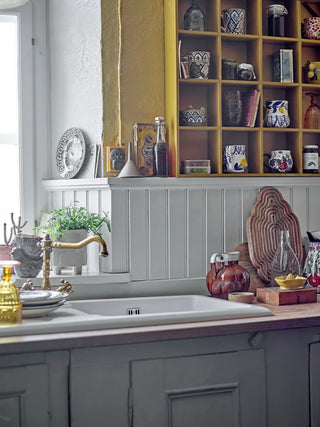 Bord aardewerk groen Karlie 19cm