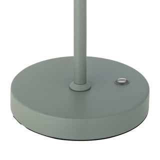 Lampe de table sans fil métal vert Lianna 28cm