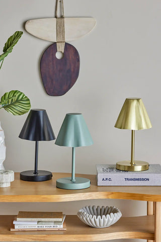 Tischlampe Metall Messing Lianna 28cm