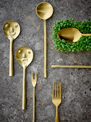 Spoon brass gold Izna
