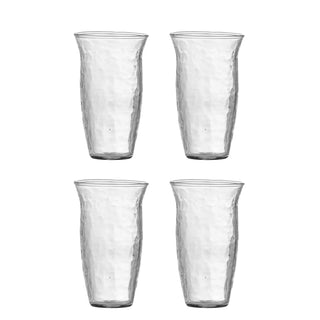 Drinkglas gerecycled helder Asha - 4 stuks