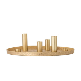 Kerzenhalter Metall Gold Maxime