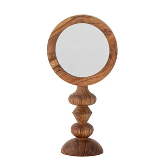 Espejo de mesa acacia marrón Malukka