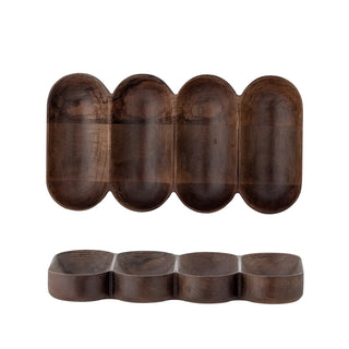 Tablett Mangoholz braun Maluna