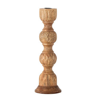 Kerzenhalter Mangoholz natur Nalua 32cm