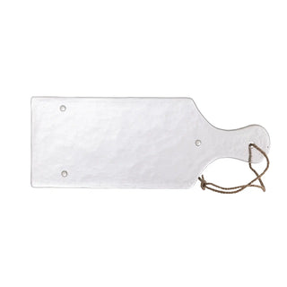 Serveerplank gerecycled glas transparant Johni