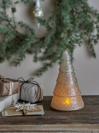 Decoboom gerecycled glas zilver Emilius