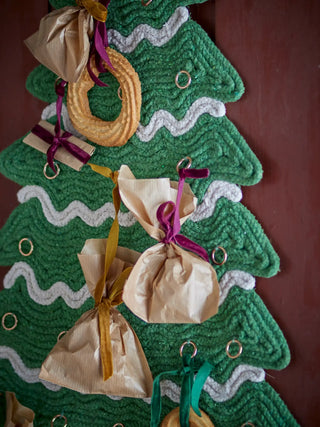 Calendrier de l’Avent coton vert Douglas