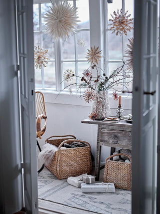 Ornement de Noël en papier nature - 6 pièces