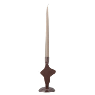 Candlestick aluminum brown Cidra
