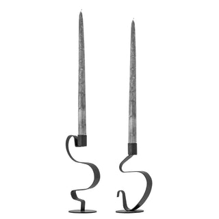 Candelabro metallo nero Do - set di 2
