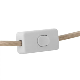 Tischlampe Polyester weiß Emmie