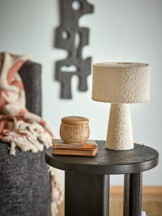 Tischlampe Polyester weiß Emmie