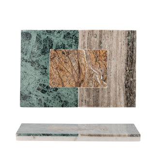 Schneidebrett aus grünem Marmor Ketil 20x30cm