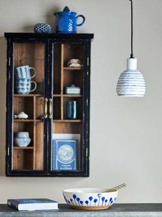 Hanglamp aardewerk wit Elga 14cm