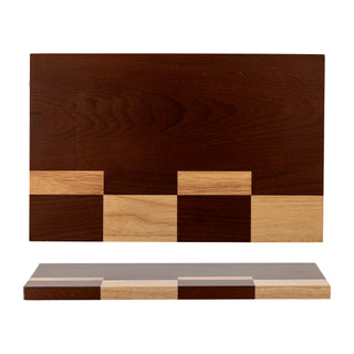Cutting board rubberwood brown Seldon