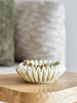 Schaal marmer groen Harmonia 17cm