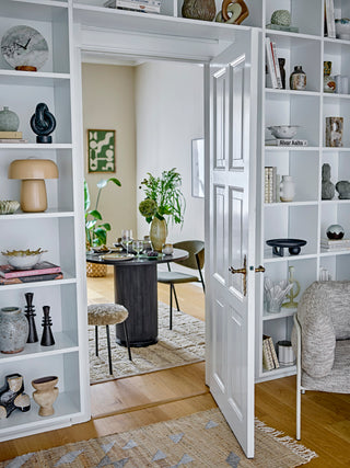 Tafellamp metaal beige Ylva 28cm