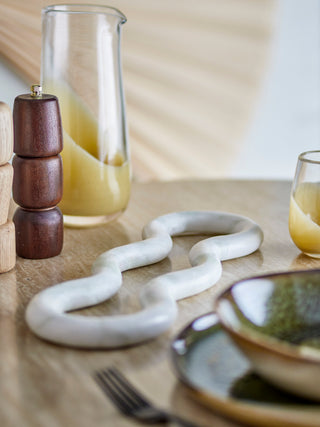 Green Vivien marble coaster 38cm