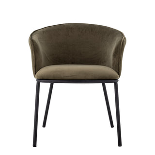 Chaise de salle à manger verte Cortone