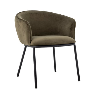 Chaise de salle à manger verte Cortone