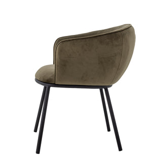 Chaise de salle à manger verte Cortone